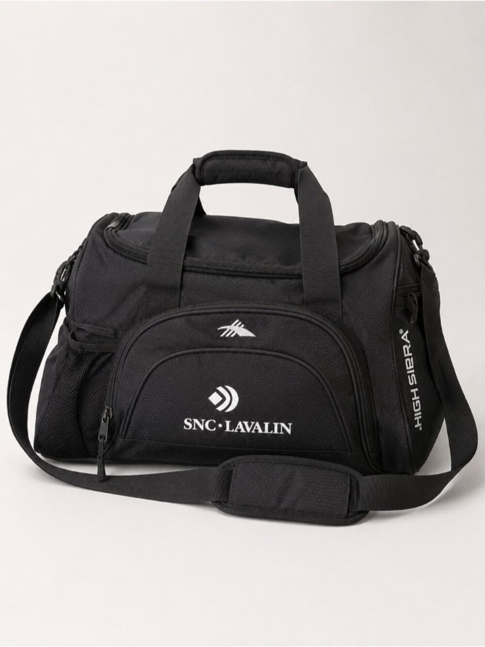 High Sierra Black Duffel Gym Bag Travel Sports Bag